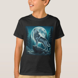 吠えるオオカミ Tシャツ
