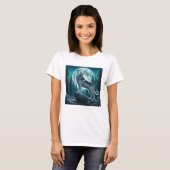 吠えるオオカミ Tシャツ (正面フル)
