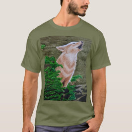 吠えるコヨーテ Tシャツ