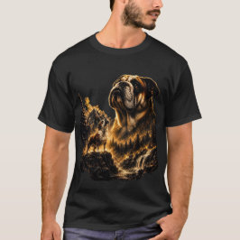 吠えるブルドッグ アメリカンブルドッグママへのギフト Tシャツ