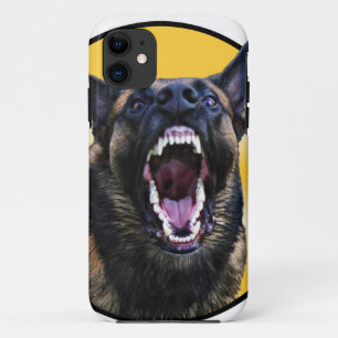 吠えるベルギー人Malinois "Maligator " iPhone 11 ケース