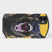 吠えるベルギー人Malinois "Maligator " Case-Mate iPhoneケース (裏面(横))
