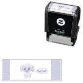 吠えるワンちゃん セルフインキングスタンプ (インサイチュ)