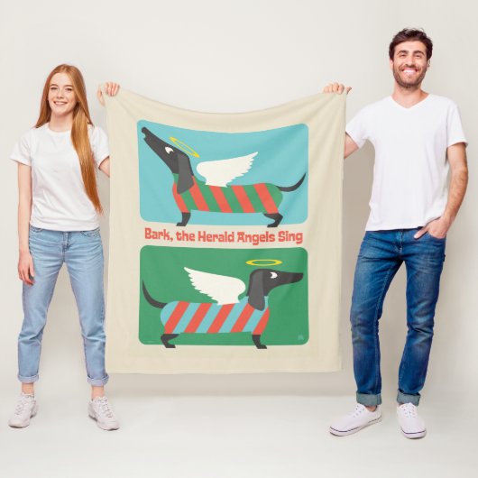 吠える天使たちが歌う フリースブランケット (インサイチュ)