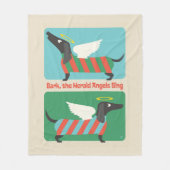 吠える天使たちが歌う フリースブランケット (正面)