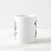 吠える犬の数を減らす コーヒーマグカップ (中央)