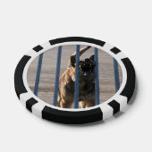 吠える犬 ポーカーチップ (シングル)