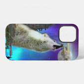 吠える狼 iPhoneケース (裏面横)