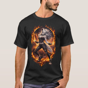 吠える狼 Tシャツ