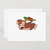 吠える猿 ポストカード (正面/裏面)