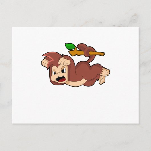 吠える猿 ポストカード (正面)