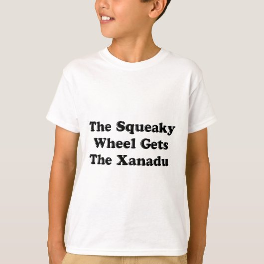 吠える車輪はザナドゥを得る Tシャツ (正面)