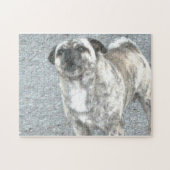 吠える雄犬 ジグソーパズル (横)