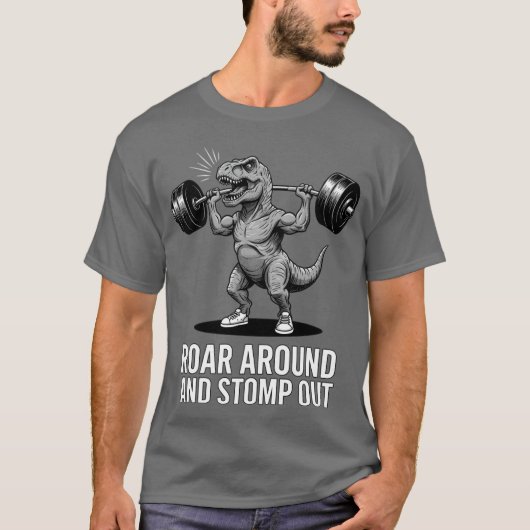 吠えろフィットネス！トレーニングG Tシャツ (正面)