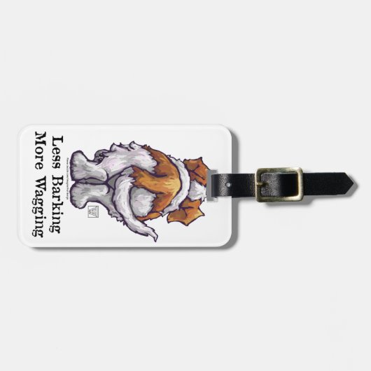 吠えろ、もっと尾を振れ ラゲッジタグ (正面横)