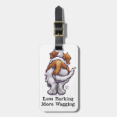 吠えろ、もっと尾を振れ ラゲッジタグ (正面縦)