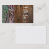 吠え声および木 名刺 (正面/裏面)