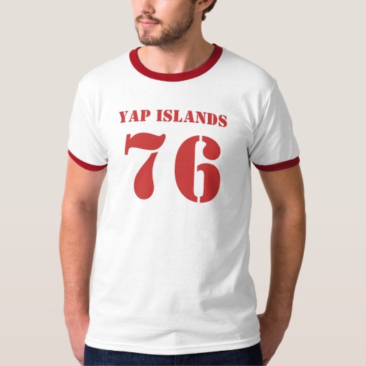 吠え声の島、76 Tシャツ (正面)