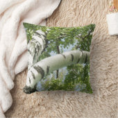 吠え声の樺の木 クッション (ブランケット)