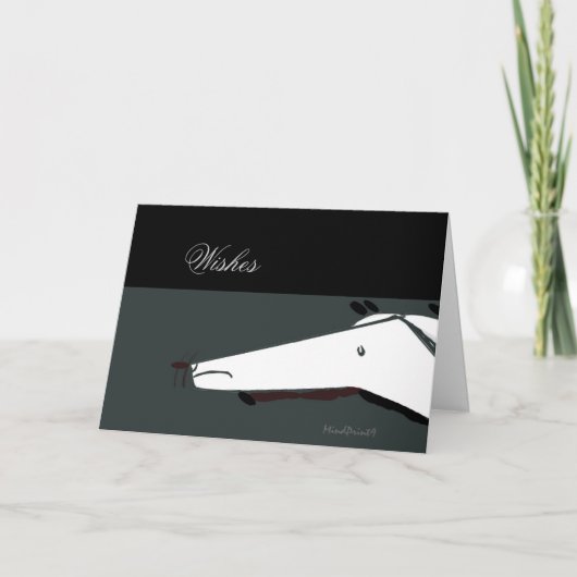 吠え声犬無し カード (正面)