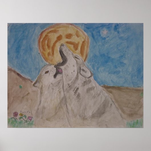 吠え声 ポスター (正面)