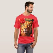 「吠え威厳のあるる」 Tシャツ (正面フル)