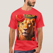 「吠え威厳のあるる」 Tシャツ (正面)