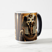 **「吠え王室のる：金のファラオの獅子** モーフィングマグカップ (正面右)