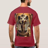 **「吠え王室のる:金のファラオの獅子** Tシャツ (裏面)