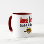 否定されるアクセス マグカップ (正面左)