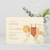 否定できないサマープールパーティー 招待状 (スタンド正面)