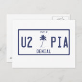 否定の郵便はがき ポストカード (正面/裏面)