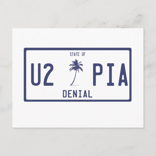否定の郵便はがき ポストカード (正面)