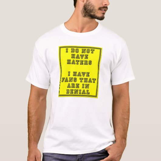 否定派ファンTシャツ Tシャツ (正面)