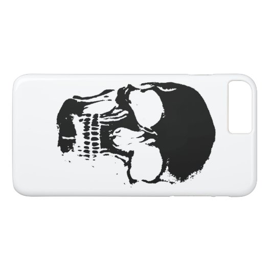 否定的なスカル Case-Mate iPhoneケース (裏面(横))