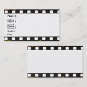 否定的なプロフィールカード 名刺 (正面/裏面)