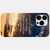否定的な人に反応しないサンセットフォト Case-Mate iPhoneケース (裏面 (横))