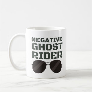 否定的な幽霊のライダー コーヒーマグカップ
