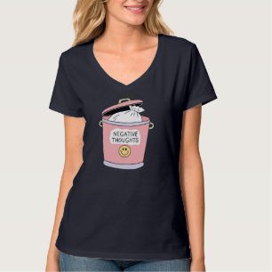 否定的な思遠くにいを投げ掛ける Tシャツ