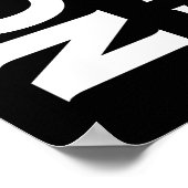 否定的な気持ちはもう無い | はっきりした感動的引用文 ポスター (角)