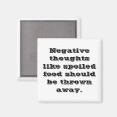 否定的な考え引用文 マグネット (正面/裏面)