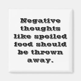 否定的な考え引用文 マグネット