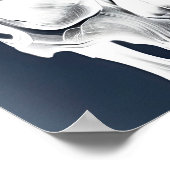 否定的な部族スカル ポスター (角)