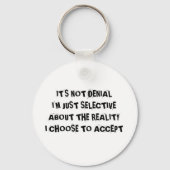 否定 キーホルダー (正面)