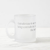 否定 フロストグラスマグカップ (左)