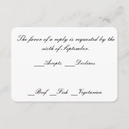 含まれている応答カード封筒 出欠カード