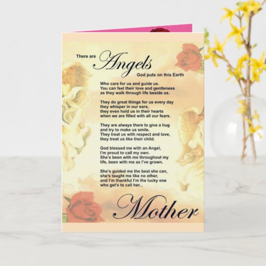 含まれている母の日カード標準的な白い封筒 カード (黄色い花)