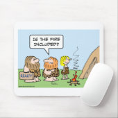 含まれている穴居人の不動産の火 マウスパッド (マウス)