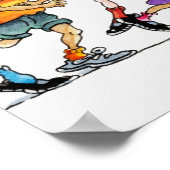 含む子どものグループのイラストレーション ポスター (角)