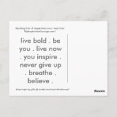 吸い込みポストカード ポストカード (裏面)